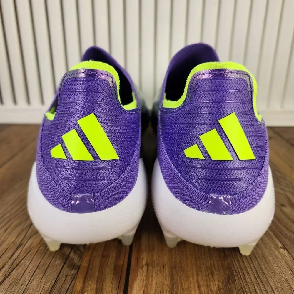 Adidas F50 Elite Laceless Firm Ground FG Mens Sz 13 Purple Soccer Cleats JH7628